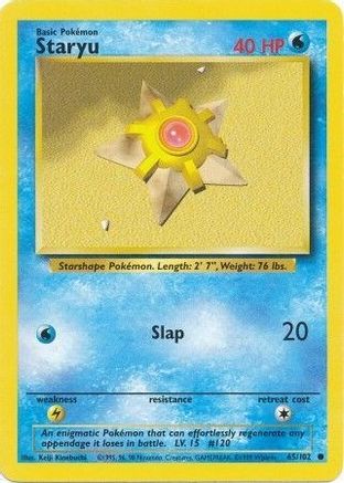 Staryu 065/102/102 - Common