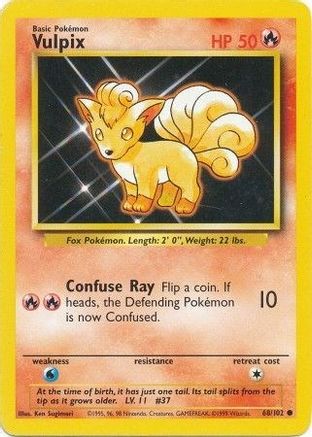 Vulpix 068/102/102 - Common
