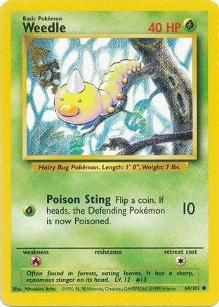 Weedle 069/102/102 - Common