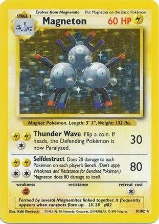 Magneton 009/102 - Holofoil - Unlimited
