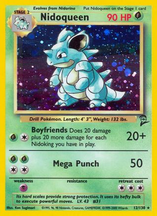Nidoqueen 012/130/130 - Holo Rare - Holofoil