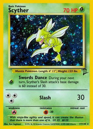Scyther 017/130/130 - Holo Rare - Holofoil