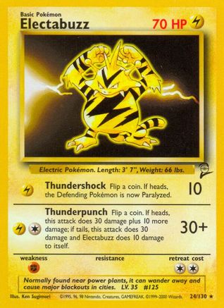 Electabuzz 024/130/130 - Rare