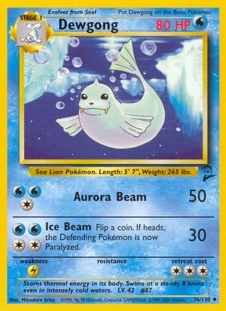 Dewgong 036/130/130 - Uncommon