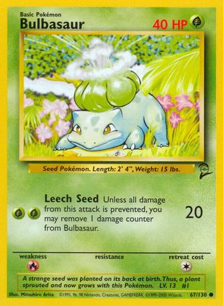Bulbasaur 067/130/130 - Common