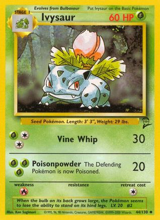 Ivysaur 044/130/130 - Uncommon