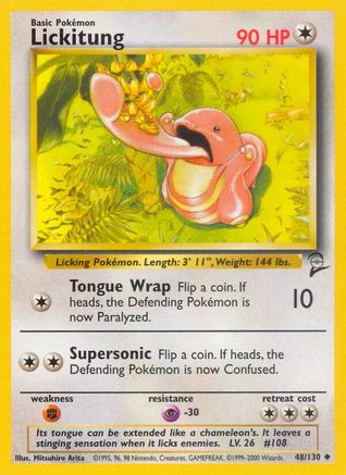Lickitung 048/130/130 - Uncommon