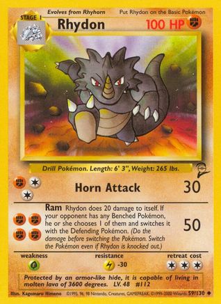 Rhydon 059/130/130 - Uncommon