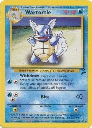 Wartortle 063/130/130 - Uncommon