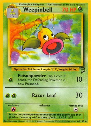 Weepinbell 064/130/130 - Uncommon