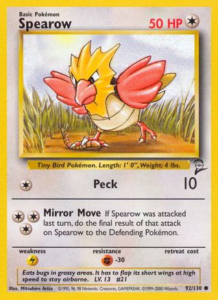 Spearow 092/130/130 - Common