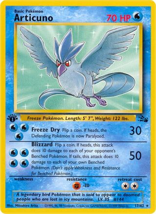 Articuno (017/62) - Fossil Unlimited