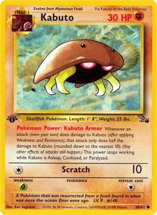 Kabuto (050/62) - Fossil 1st Edition