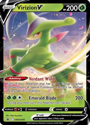 Virizion V SWSH295/307 - Promo - Holofoil