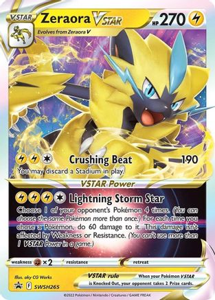 Zeraora VSTAR SWSH265/307 - Promo - Holofoil