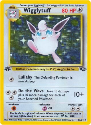 Wigglytuff (16) 016/64/64 - Holo Rare - Unlimited Holofoil
