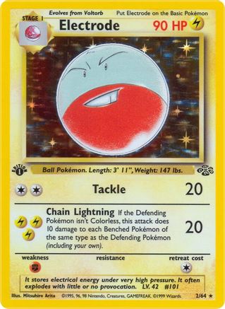 Electrode (2) 002/64/64 - Holo Rare - Holofoil