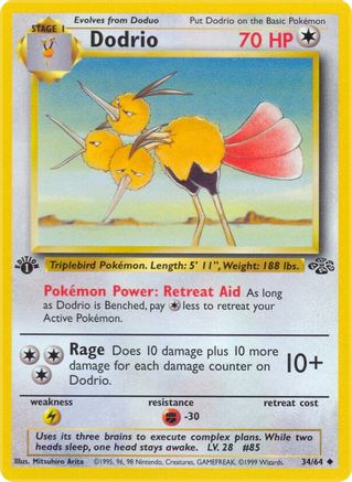 Dodrio 034/64/64 - Uncommon - Unlimited