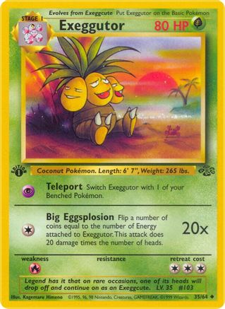 Exeggutor 035/64/64 - Uncommon - 1st Edition