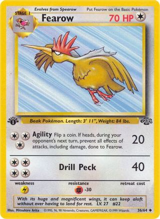 Fearow 036/64/64 - Uncommon - Unlimited
