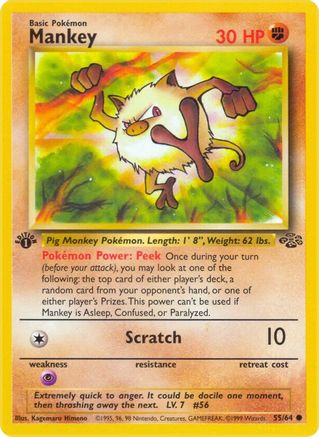 Mankey 055/64/64 - Common - Unlimited