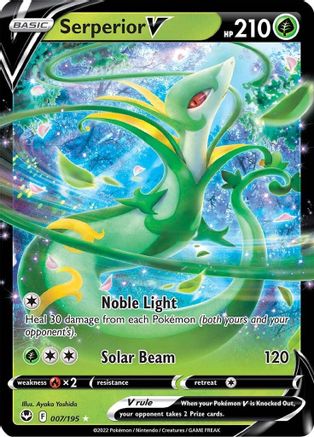 Serperior V 007/195/195 - Ultra Rare - Holofoil