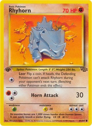 Rhyhorn 061/64/64 - Common - Unlimited