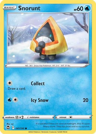Snorunt 041/195/195 - Common