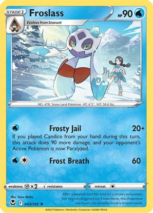 Froslass 043/195/195 - Rare