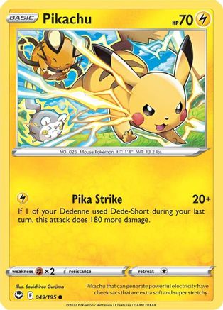 Pikachu 049/195/195 - Common