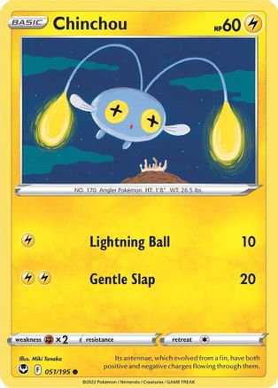 Chinchou 051/195/195 - Common