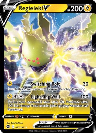 Regieleki V 057/195/195 - Ultra Rare - Holofoil