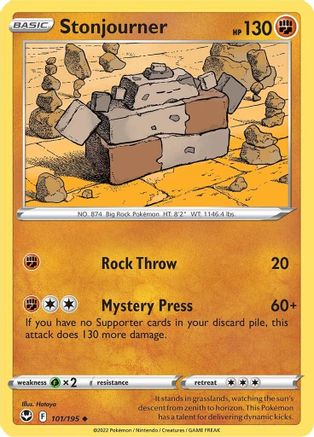 Stonjourner 101/195/195 - Uncommon