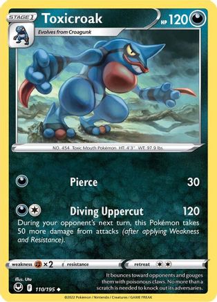 Toxicroak 110/195/195 - Uncommon