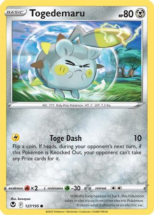 Togedemaru 127/195/195 - Common