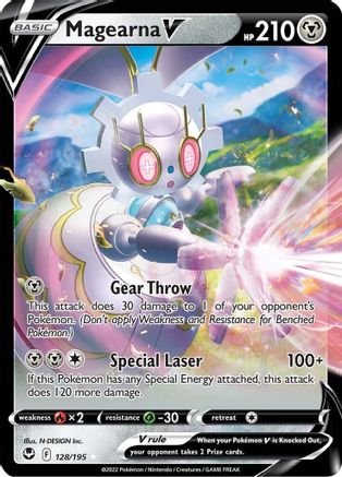Magearna V 128/195/195 - Ultra Rare - Holofoil