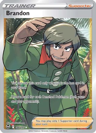 Brandon (Full Art) 188/195/195 - Ultra Rare - Holofoil