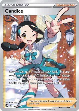 Candice (Full Art) 189/195/195 - Ultra Rare - Holofoil