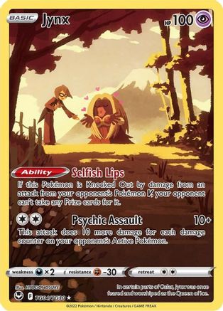 Jynx TG04/TG30/30 - Ultra Rare - Holofoil