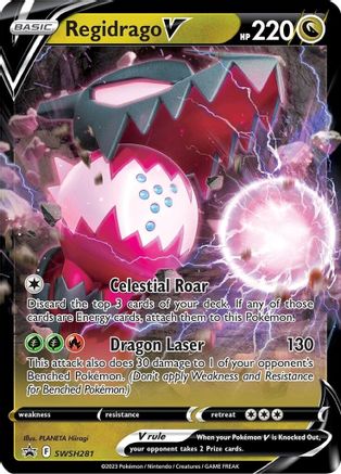 Regidrago V SWSH281/307 - Promo - Holofoil