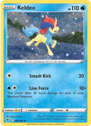 Keldeo 045/189 - Holo Rare - Holofoil