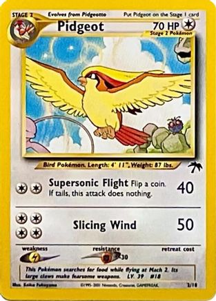 Pidgeot 002/18 - Promo