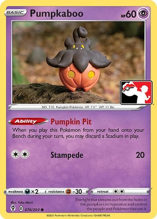 Pumpkaboo 076 - Common - Holofoil