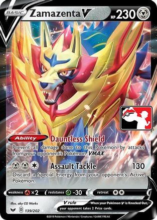 Zamazenta V 139/202 - Ultra Rare - Holofoil