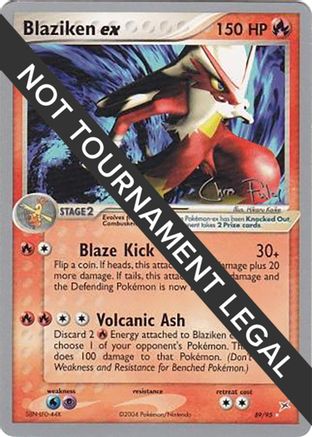 Blaziken ex - 2004 (Chris Fulop) 089 - Ultra Rare