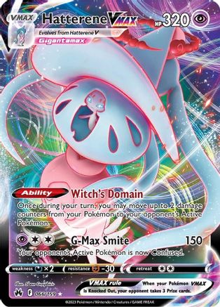 Hatterene VMAX 066/159/159 - Ultra Rare - Holofoil