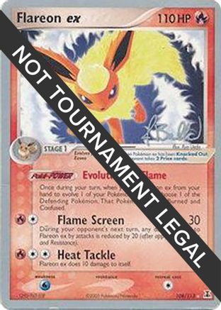 Flareon ex - 2006 (Jimmy Ballard) 108 - Ultra Rare