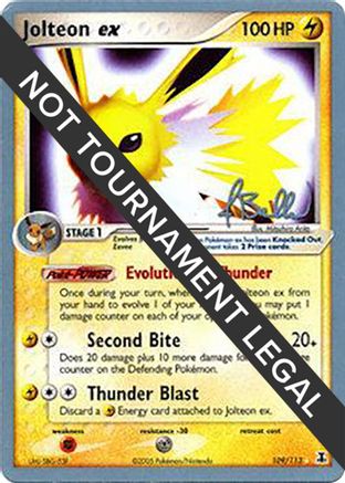 Jolteon ex - 2006 (Jimmy Ballard) 109 - Ultra Rare