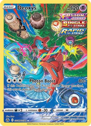Deoxys GG12/GG70/70 - Ultra Rare - Holofoil