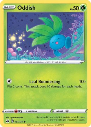Oddish 001/159/159 - Common